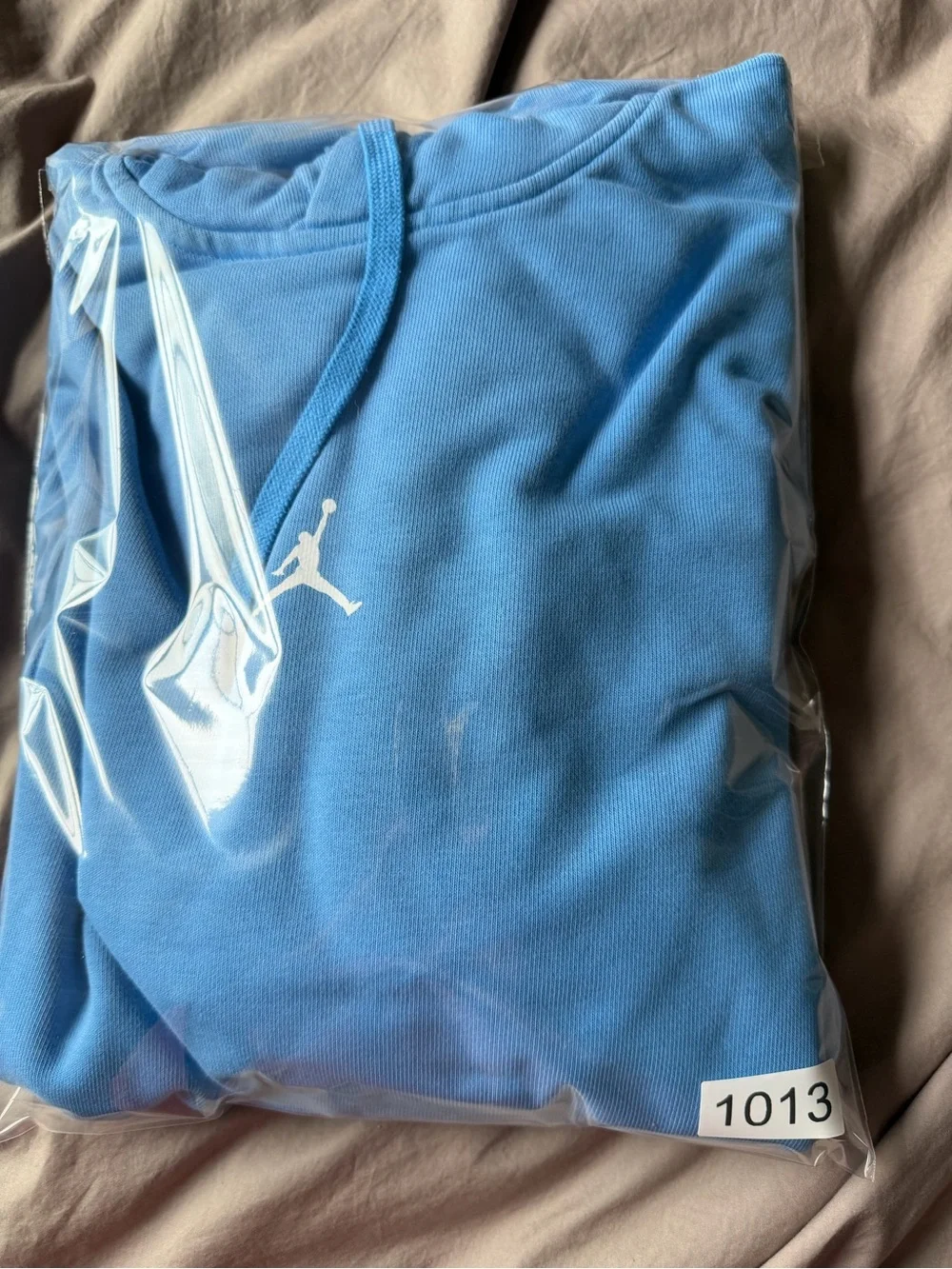 Nike Air Jordan Flight Hoodie University Blue Mens Size Large Activewear Gym